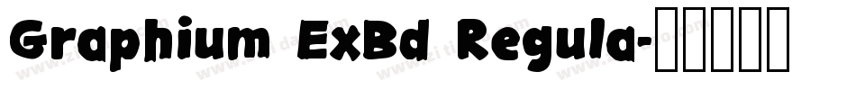 Graphium ExBd Regula字体转换